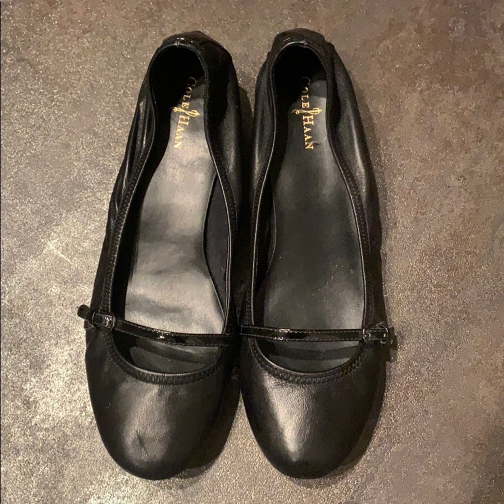 Cole Haan Black Flats
